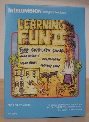 Learning Fun 2 - NEW Reproduction Empty Box